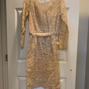 60’s Vintage Lace Cocktail Party Dress NOS S/M